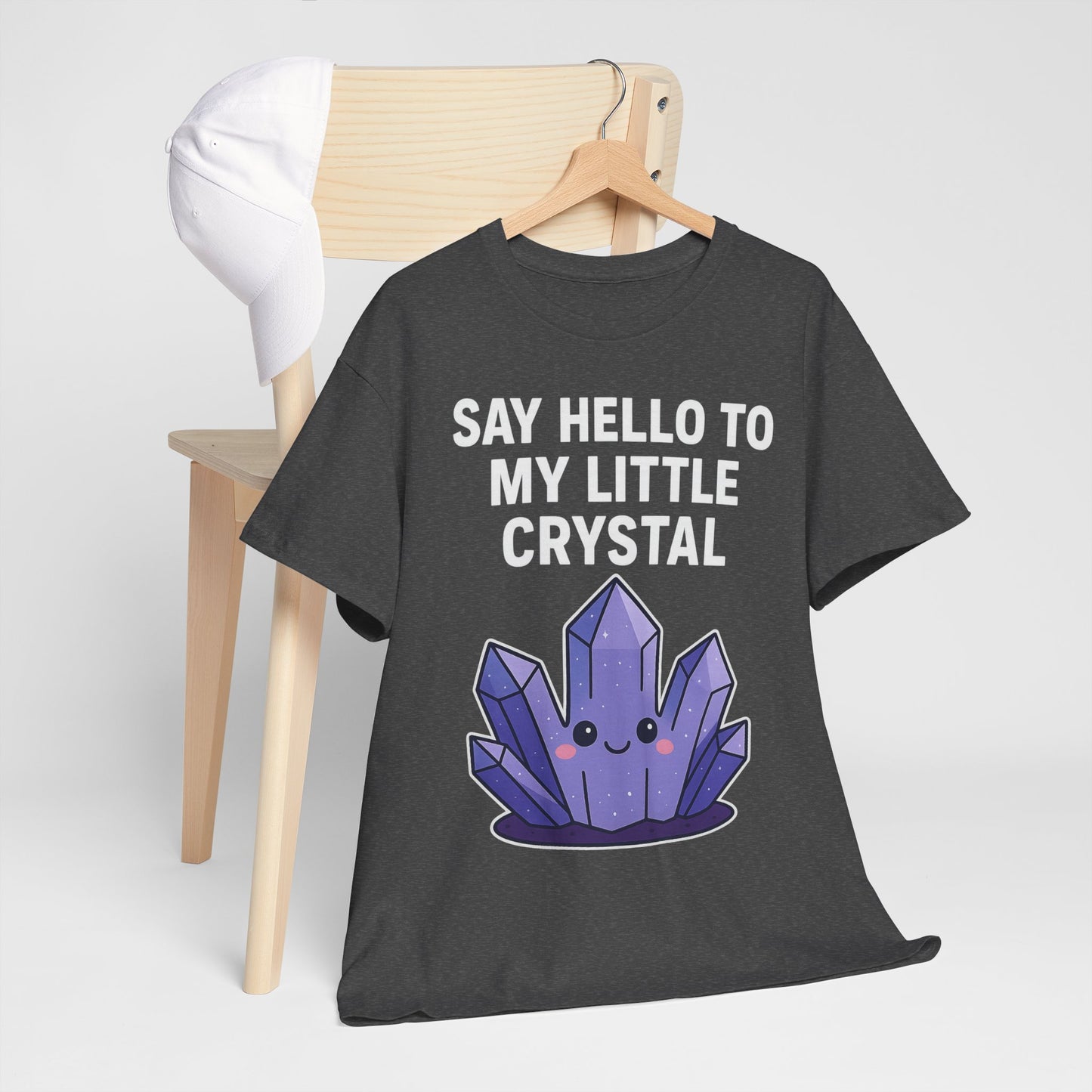 Cute Crystal Graphic Tee for Gem Lovers, Funny Crystal Shirt, Spiritual Energy T-Shirt, Gemstone Lover Tee, Boho Astrology Gift