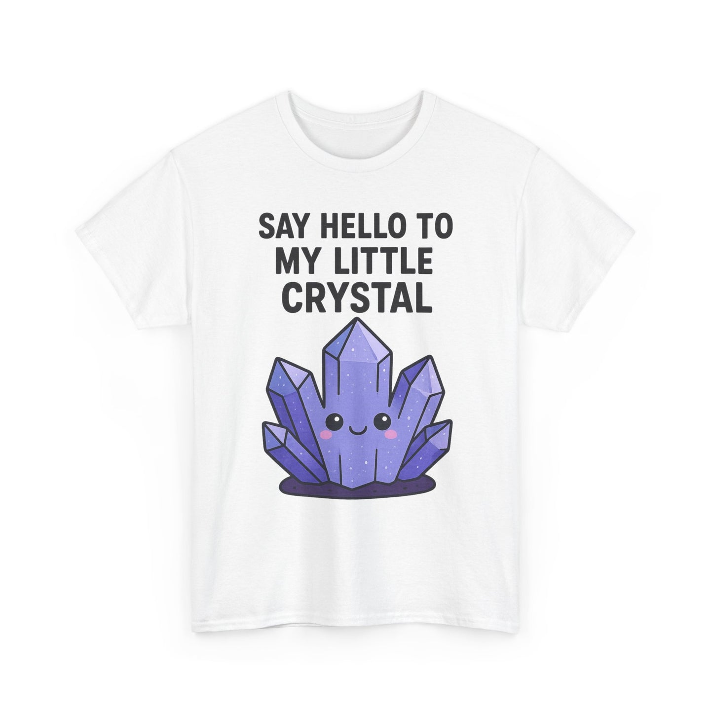 Cute Crystal Graphic Tee for Gem Lovers, Funny Crystal Shirt, Spiritual Energy T-Shirt, Gemstone Lover Tee, Boho Astrology Gift