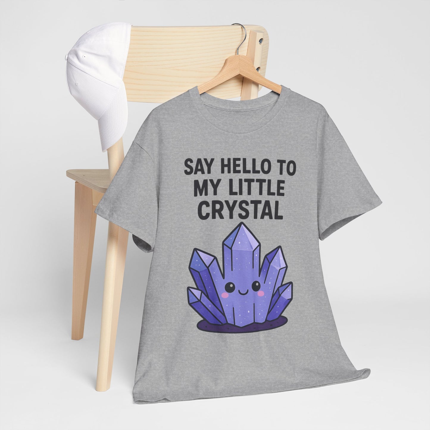 Cute Crystal Graphic Tee for Gem Lovers, Funny Crystal Shirt, Spiritual Energy T-Shirt, Gemstone Lover Tee, Boho Astrology Gift