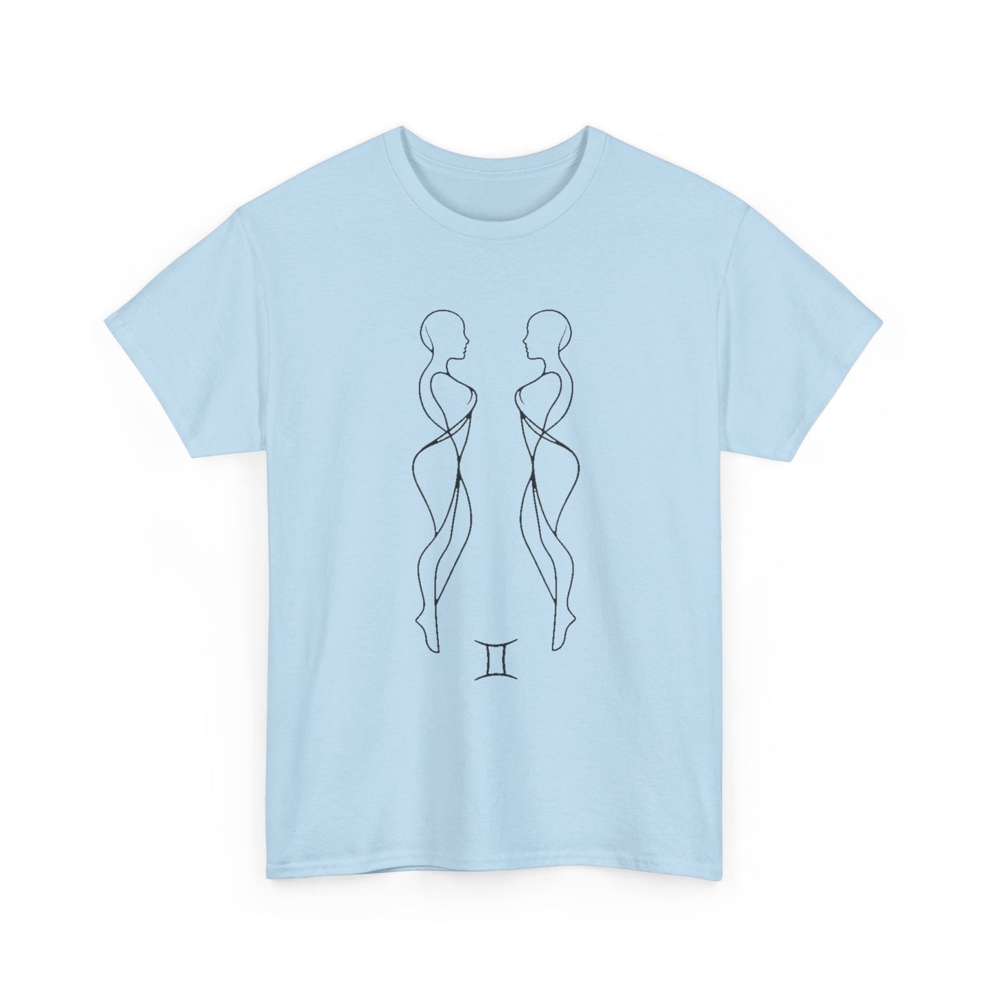 Gemini Zodiac Sign T-Shirt,Minimalist Gemini Astrology Tee,Celestial Line Art Gemini Shirt,Horoscope Graphic Tee, Spiritual Gemini Gift Idea