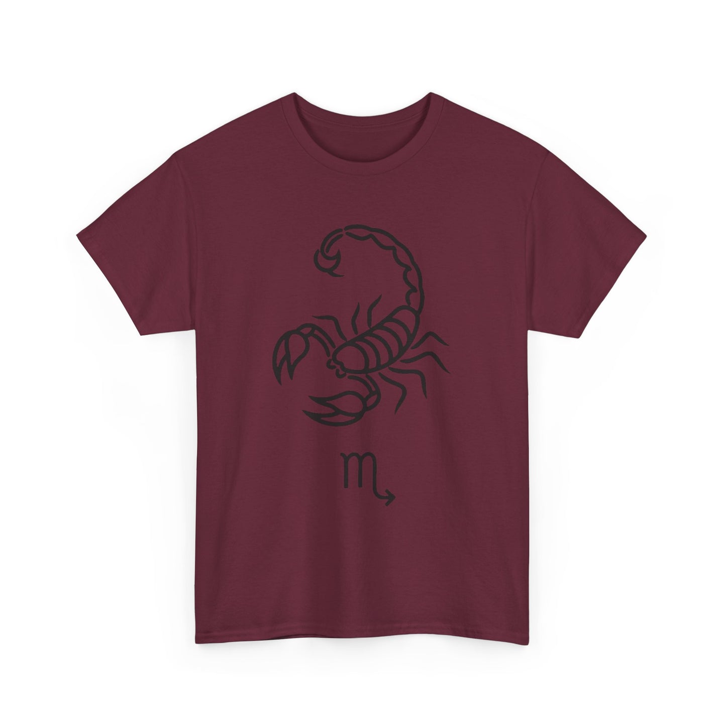 Scorpio Zodiac Unisex Heavy Cotton Tee