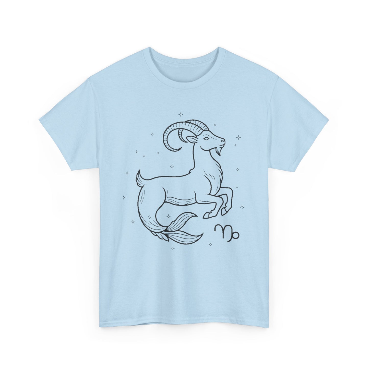 Capricorn Zodiac Sign T-Shirt, Minimalist Capricorn Astrology Tee, Celestial Line Art Capricorn Shirt, Spiritual Capricorn Gift Idea