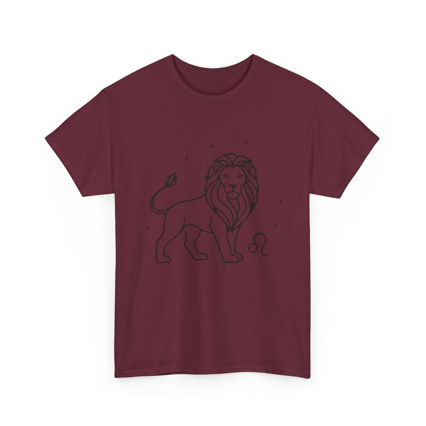 Leo Zodiac Sign T-Shirt, Minimalist Leo Astrology Tee, Celestial Line Art Leo Shirt, Horoscope Graphic Tee, Spiritual Leo Gift Idea