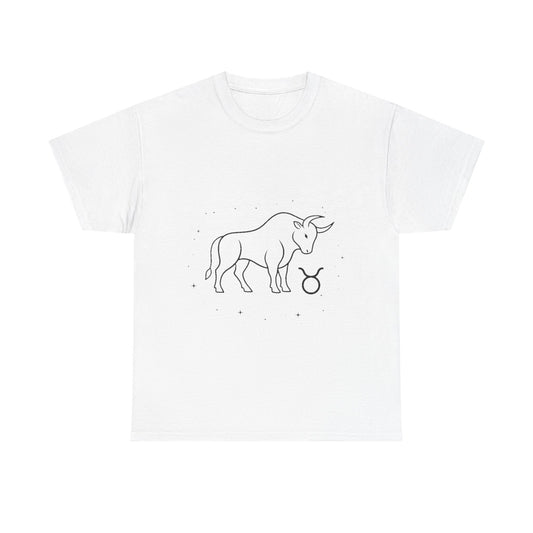 Taurus Zodiac Sign T-Shirt, Minimalist Taurus Astrology Tee, Celestial Line Art Taurus Shirt, Horoscope Graphic Tee, Taurus Gift Idea