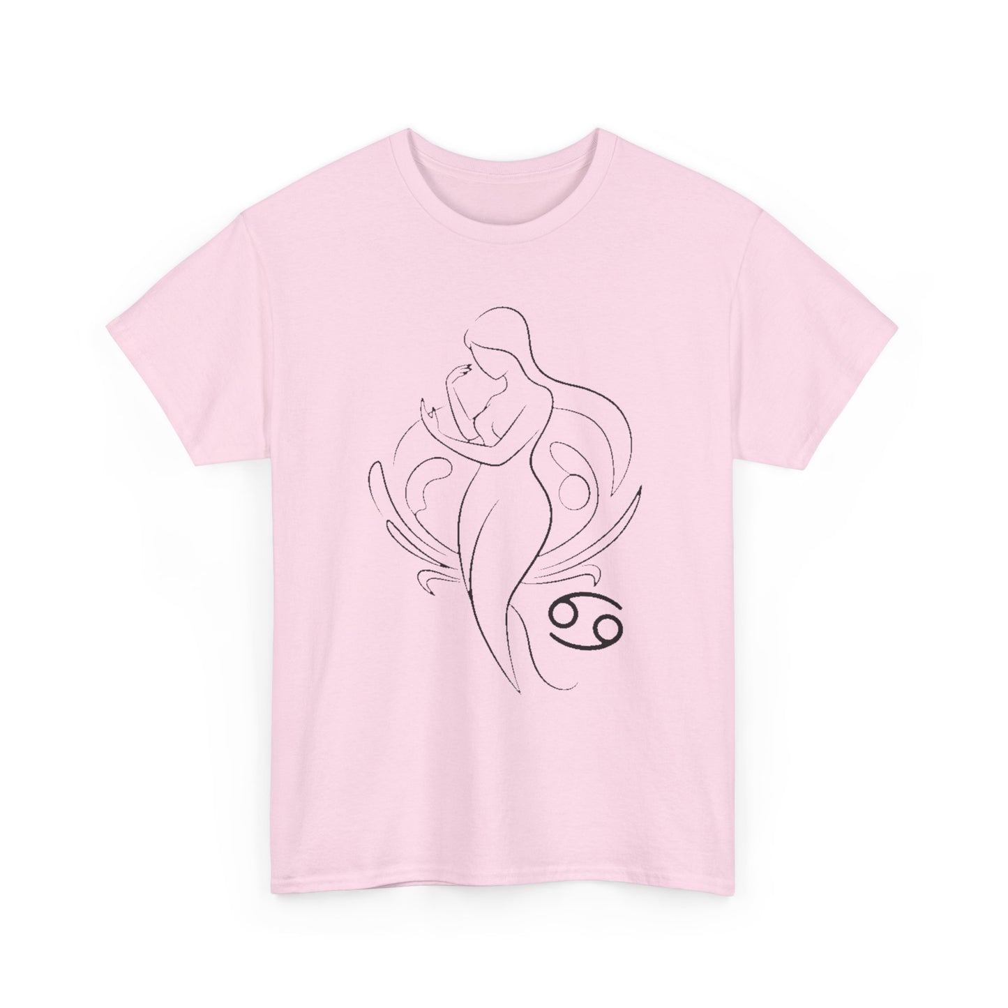 Cancer Zodiac Sign T-Shirt, Minimalist Cancer Astrology Tee,Celestial Line Art Cancer Shirt,Horoscope Graphic Tee,Spiritual Cancer Gift Idea