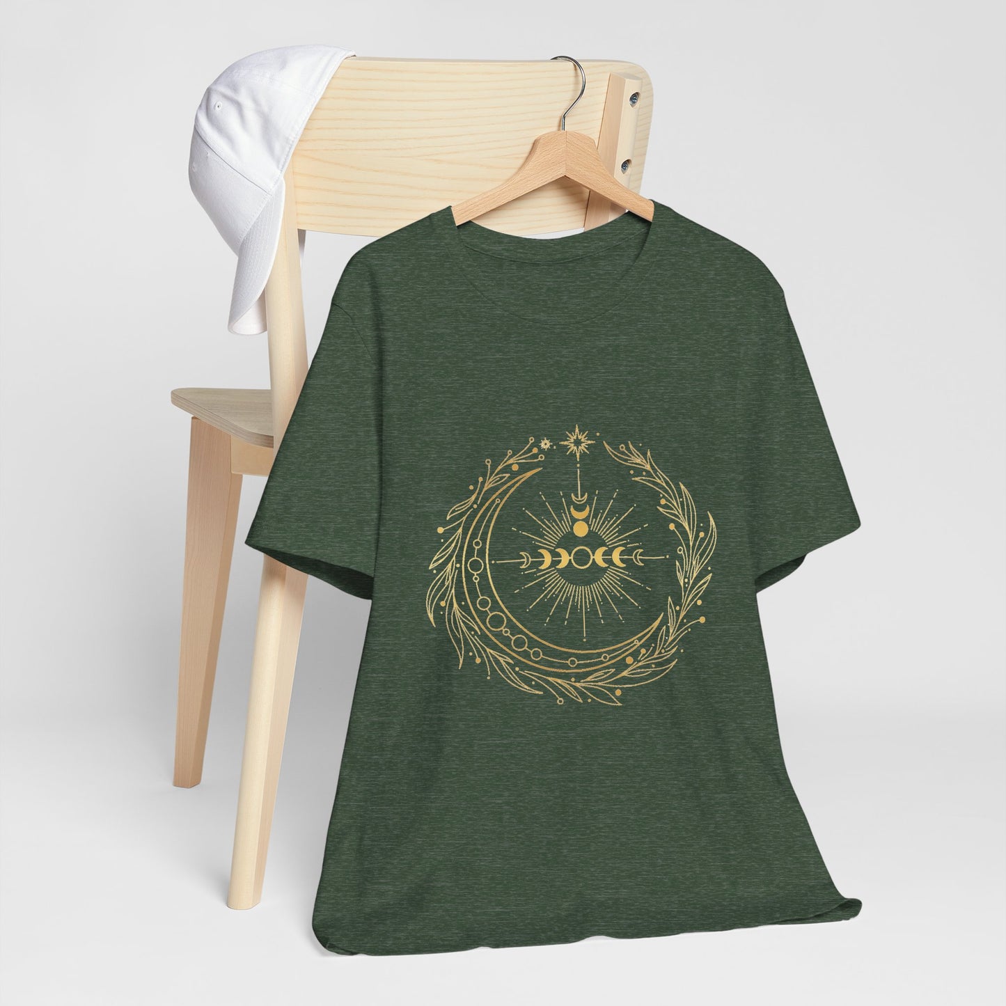 Mystic Moon Shirt | Boho Vintage Moon Phase Tee | Celestial Spiritual T-Shirt