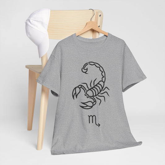 Scorpio Zodiac Unisex Heavy Cotton Tee