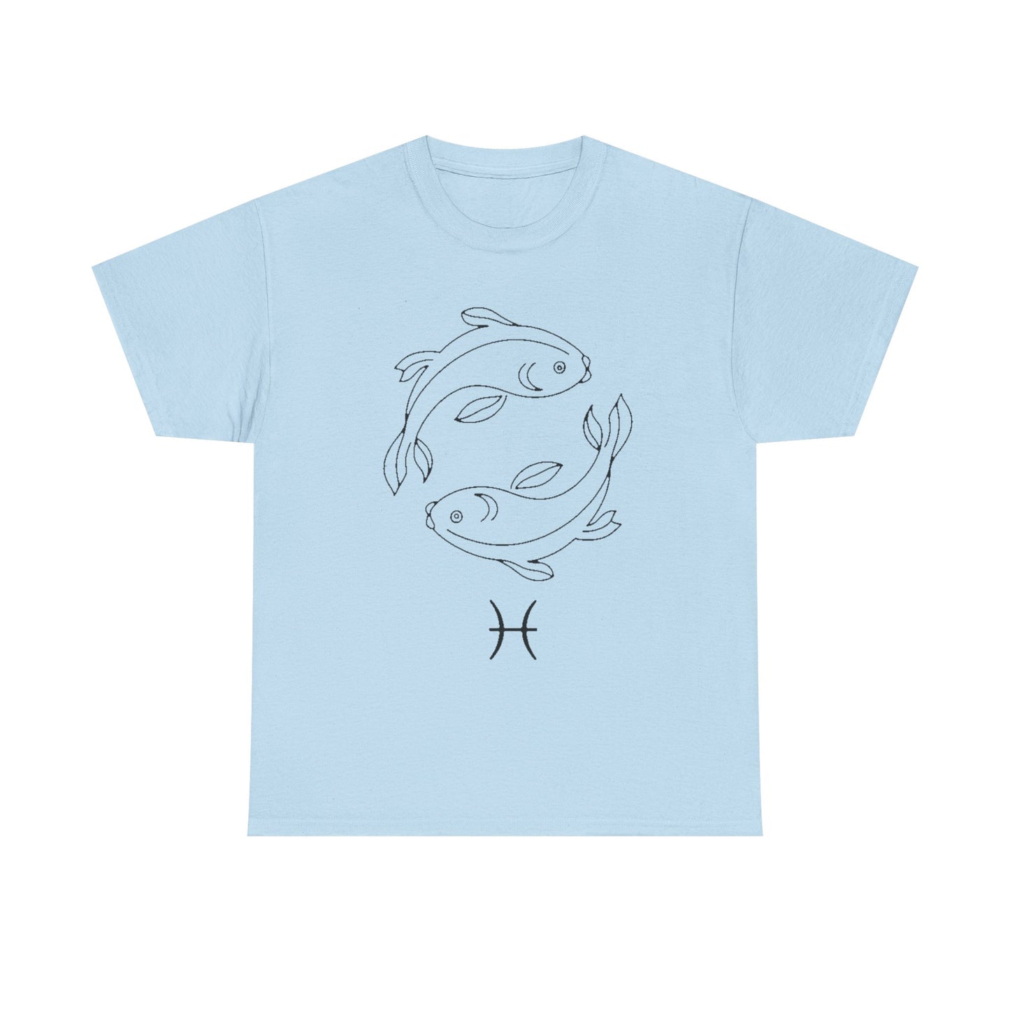 Pisces Zodiac Sign T-Shirt, Minimalist Pisces Astrology Tee,Celestial Line Art Pisces Shirt,Horoscope Graphic Tee,Spiritual Pisces Gift Idea
