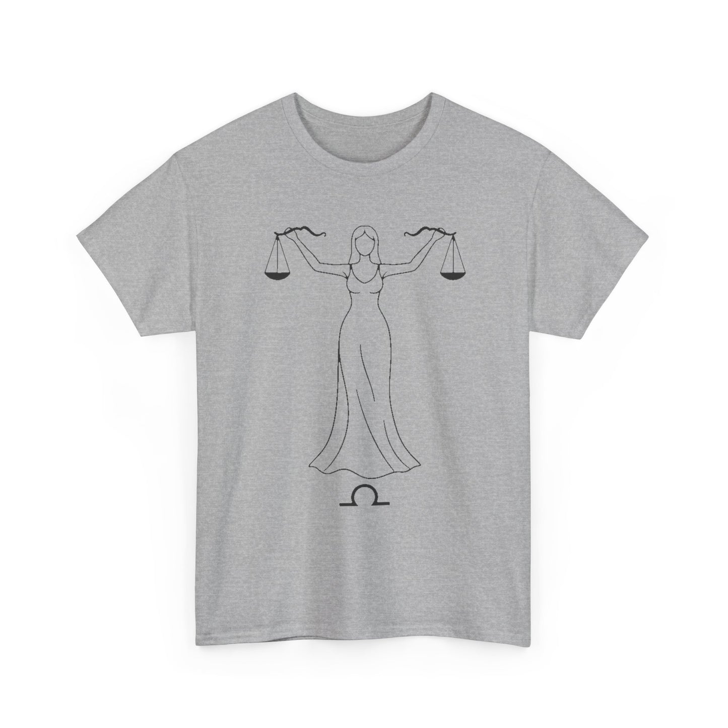 Libra Zodiac Sign T-Shirt, Minimalist Libra Astrology Tee, Celestial Line Art Libra Shirt, Horoscope Graphic Tee, Spiritual Libra Gift Idea