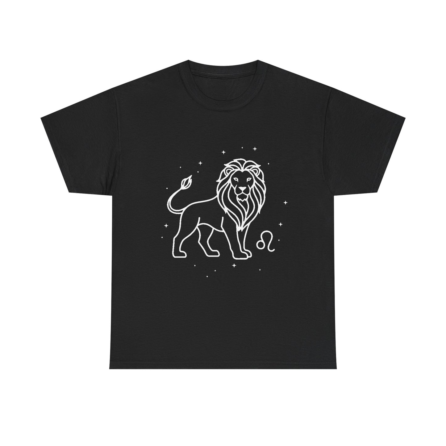 Leo Zodiac Sign T-Shirt, Minimalist Leo Astrology Tee, Celestial Line Art Leo Shirt, Horoscope Graphic Tee, Spiritual Leo Gift Idea
