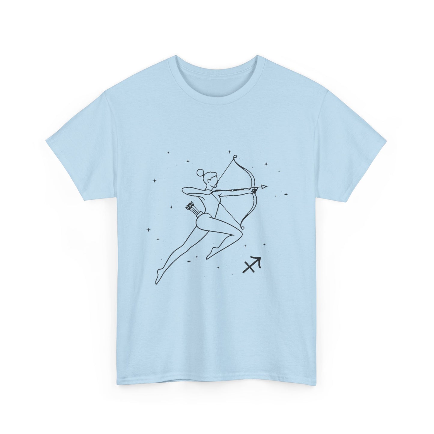 Sagittarius Zodiac Sign T-Shirt, Minimalist Sagittarius Astrology Tee, Celestial Line Art Sagittarius Shirt, Spiritual Sagittarius Gift Idea