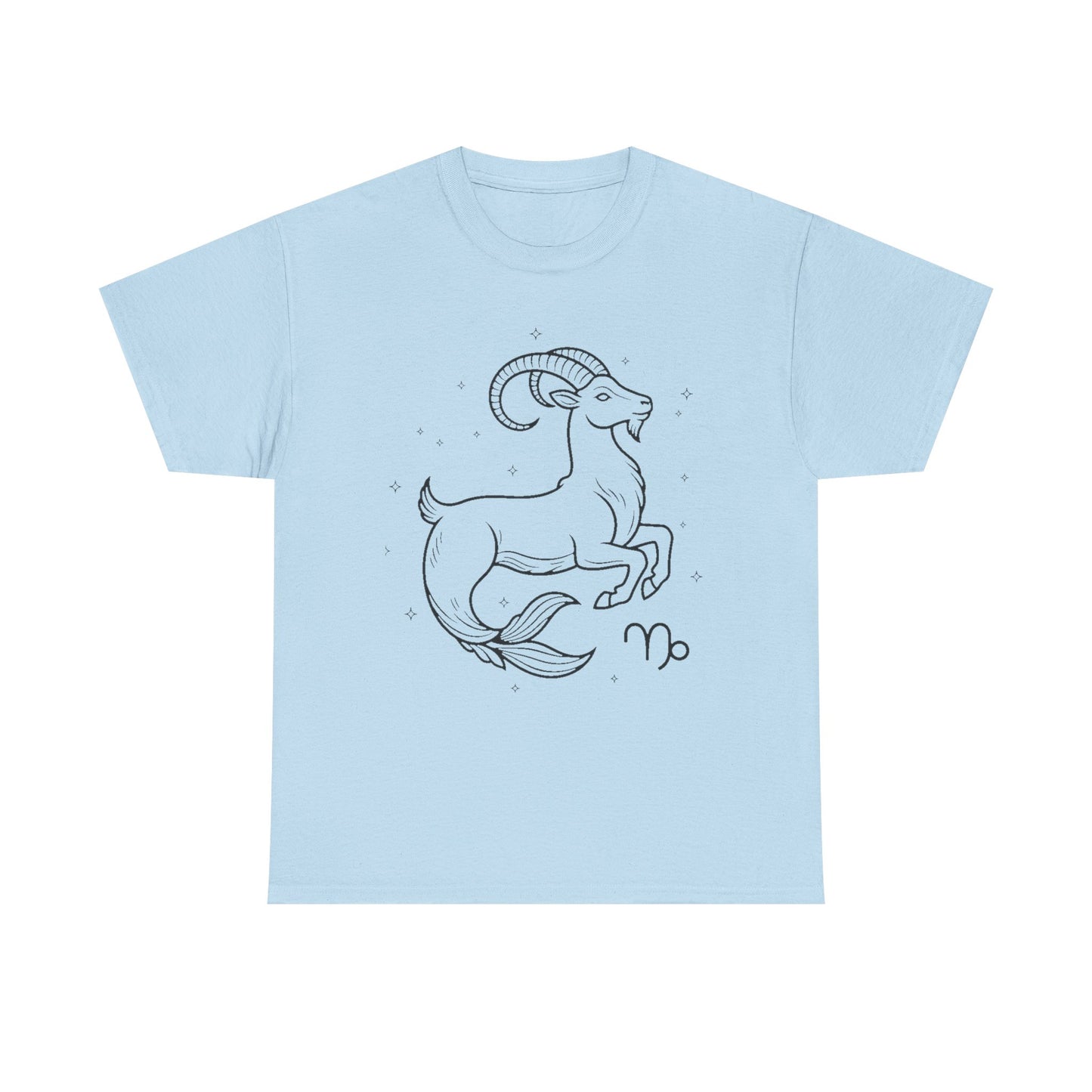 Capricorn Zodiac Sign T-Shirt, Minimalist Capricorn Astrology Tee, Celestial Line Art Capricorn Shirt, Spiritual Capricorn Gift Idea