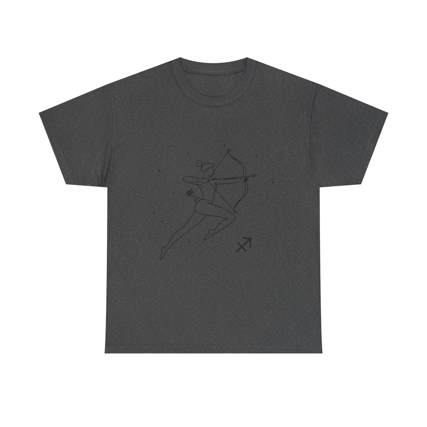 Sagittarius Zodiac Sign T-Shirt, Minimalist Sagittarius Astrology Tee, Celestial Line Art Sagittarius Shirt, Spiritual Sagittarius Gift Idea