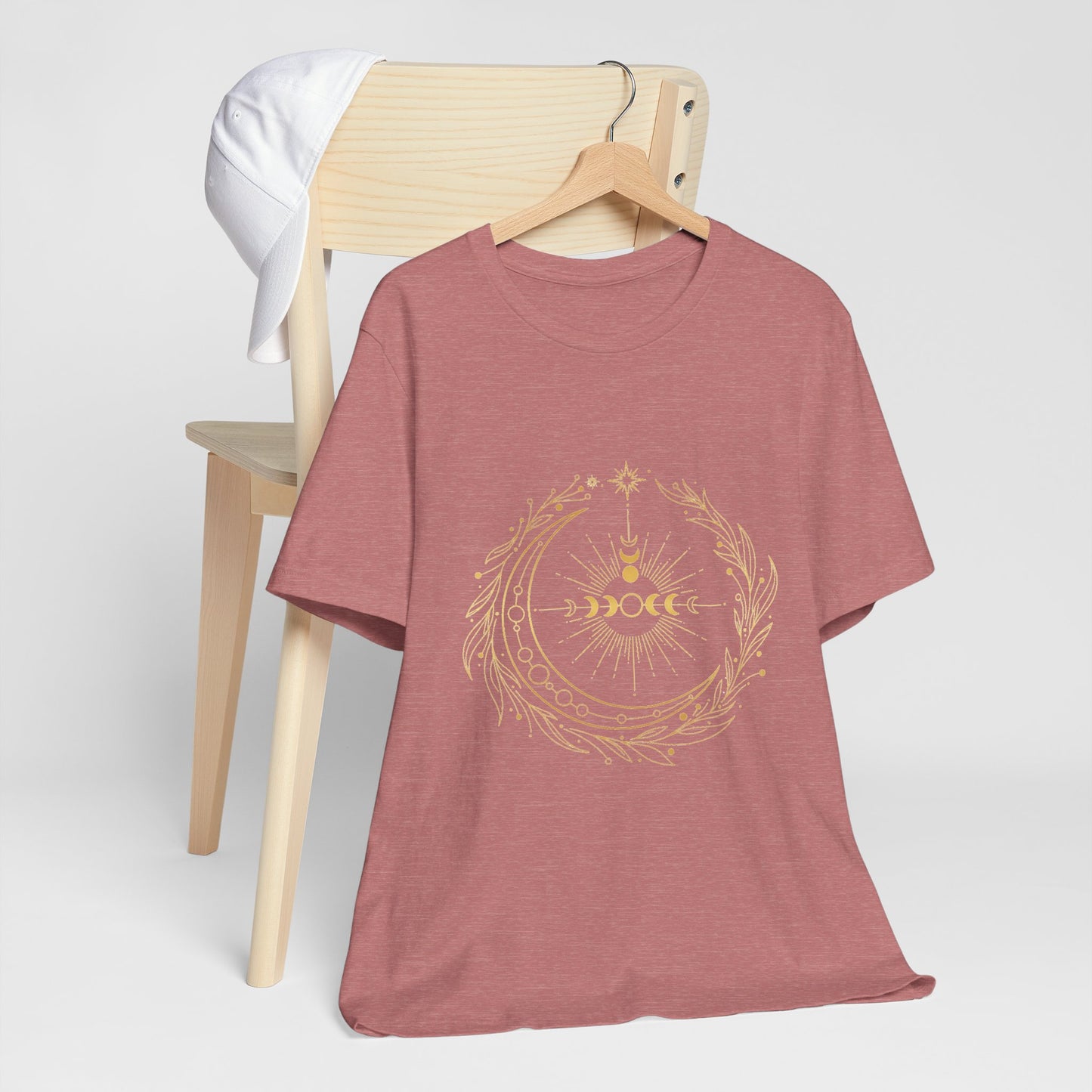 Mystic Moon Shirt | Boho Vintage Moon Phase Tee | Celestial Spiritual T-Shirt
