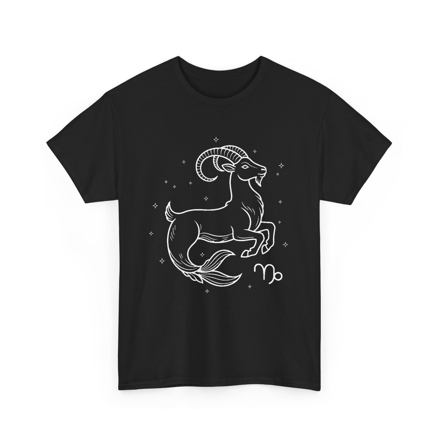 Capricorn Zodiac Sign T-Shirt, Minimalist Capricorn Astrology Tee, Celestial Line Art Capricorn Shirt, Spiritual Capricorn Gift Idea