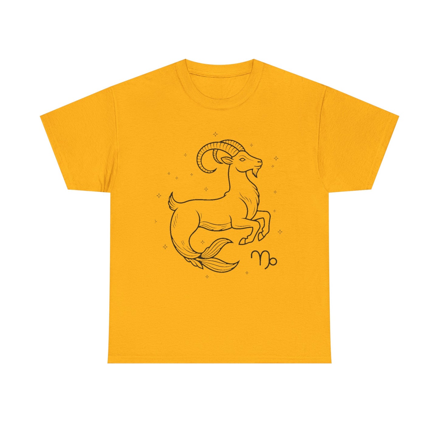 Capricorn Zodiac Sign T-Shirt, Minimalist Capricorn Astrology Tee, Celestial Line Art Capricorn Shirt, Spiritual Capricorn Gift Idea