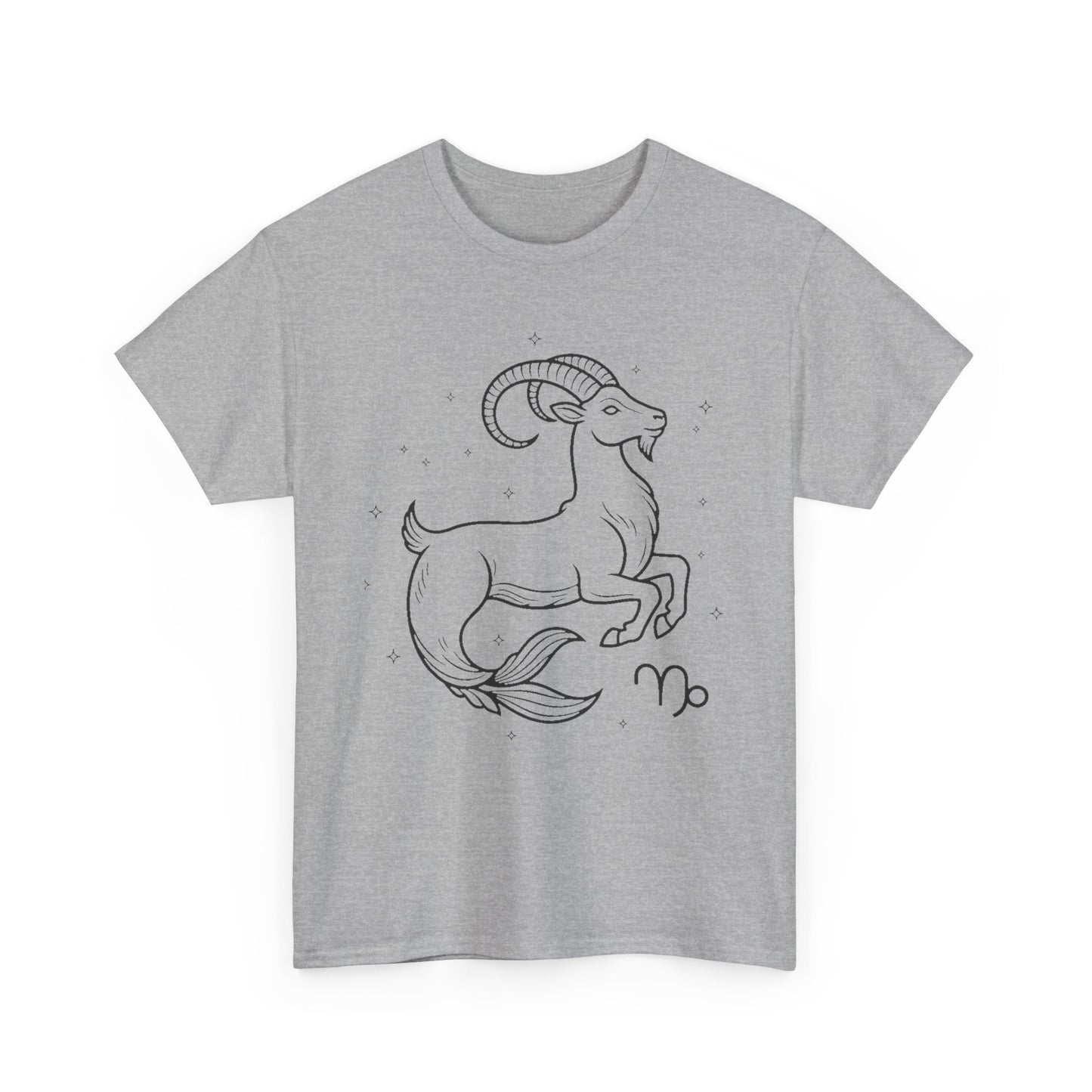 Capricorn Zodiac Sign T-Shirt, Minimalist Capricorn Astrology Tee, Celestial Line Art Capricorn Shirt, Spiritual Capricorn Gift Idea