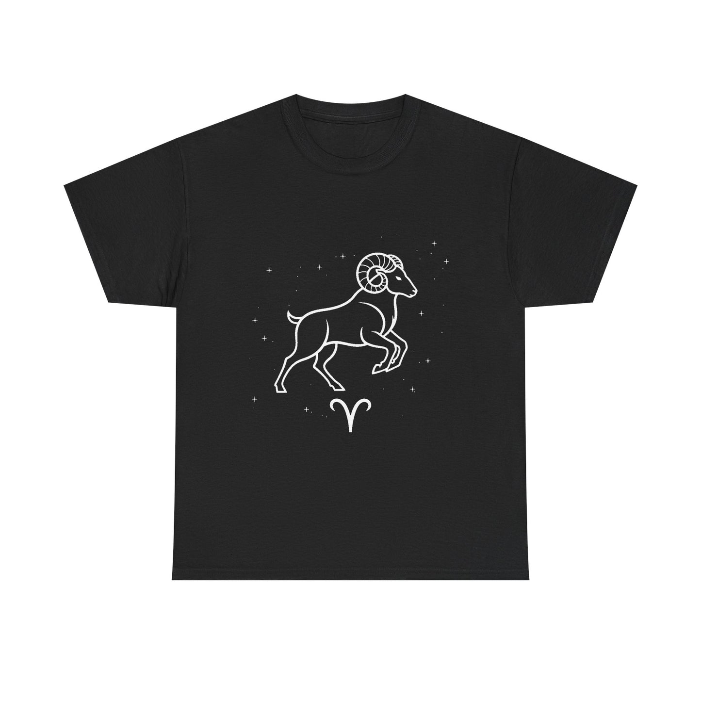 Aries Zodiac Sign T-Shirt, Minimalist Aries Astrology Tee, Celestial Line Art Aries Shirt, Horoscope Graphic Tee, Spiritual Aries Gift Idea