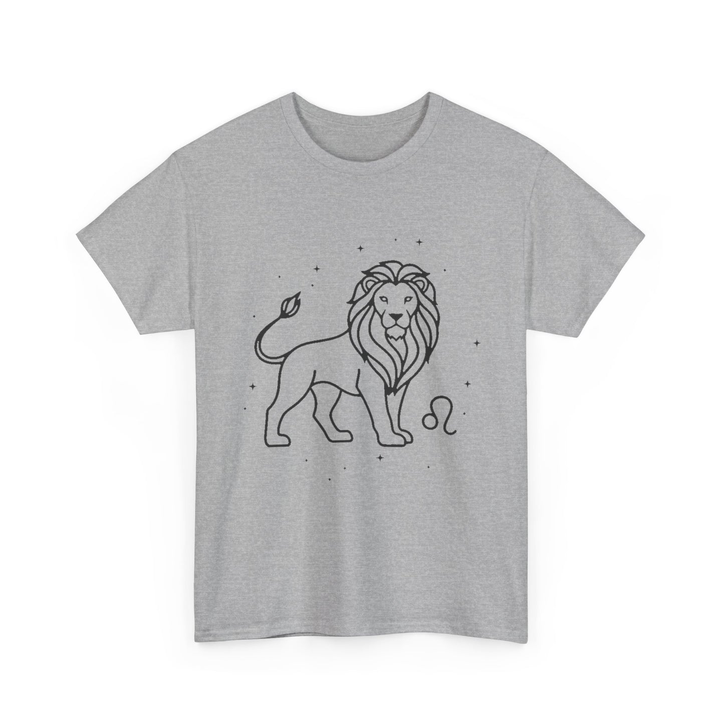 Leo Zodiac Sign T-Shirt, Minimalist Leo Astrology Tee, Celestial Line Art Leo Shirt, Horoscope Graphic Tee, Spiritual Leo Gift Idea