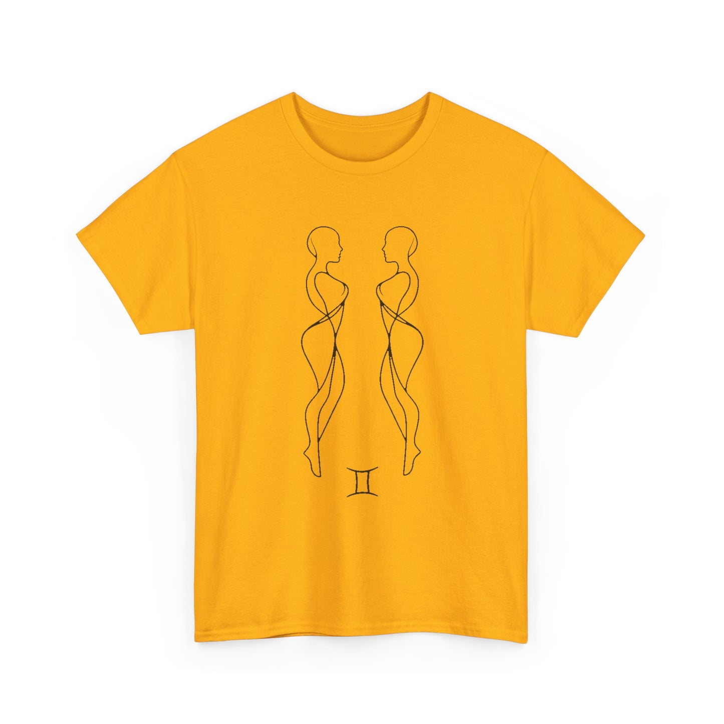 Gemini Zodiac Sign T-Shirt,Minimalist Gemini Astrology Tee,Celestial Line Art Gemini Shirt,Horoscope Graphic Tee, Spiritual Gemini Gift Idea