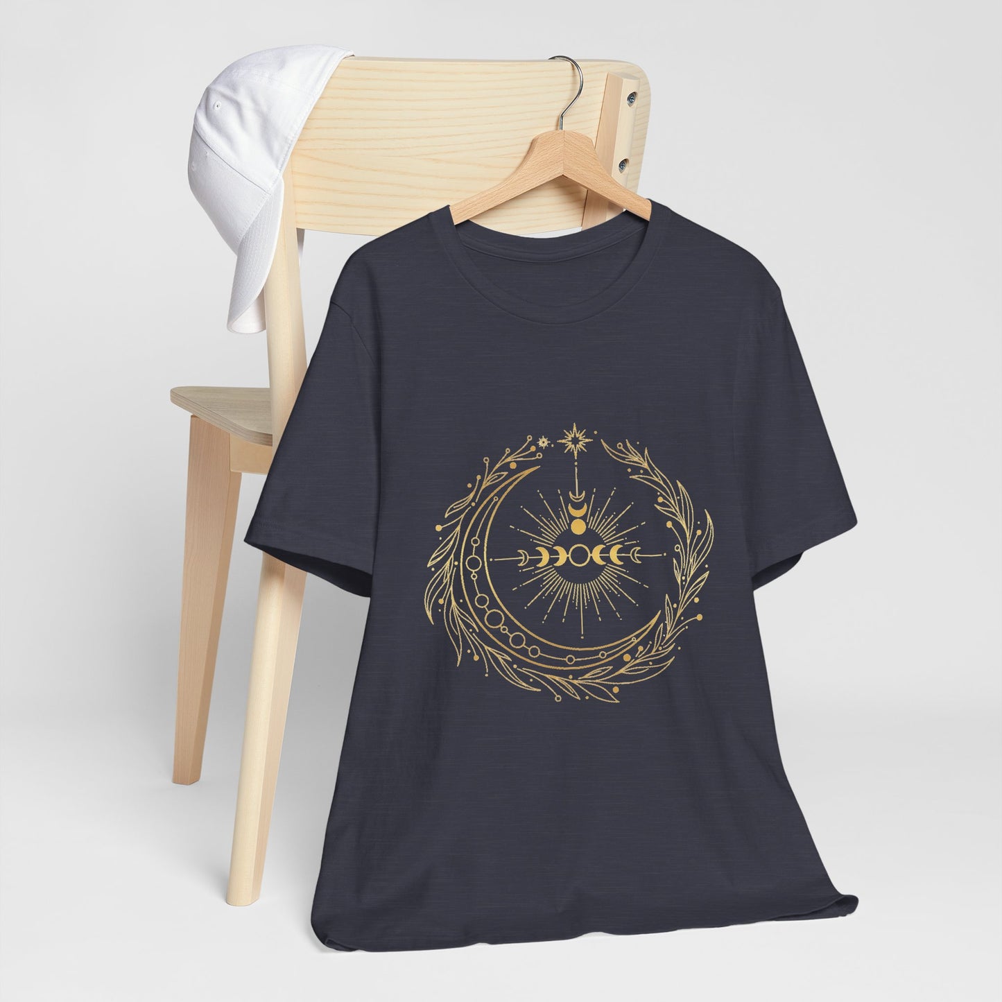 Mystic Moon Shirt | Boho Vintage Moon Phase Tee | Celestial Spiritual T-Shirt