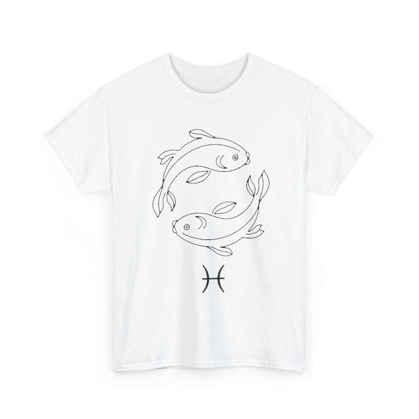Pisces Zodiac Sign T-Shirt, Minimalist Pisces Astrology Tee,Celestial Line Art Pisces Shirt,Horoscope Graphic Tee,Spiritual Pisces Gift Idea