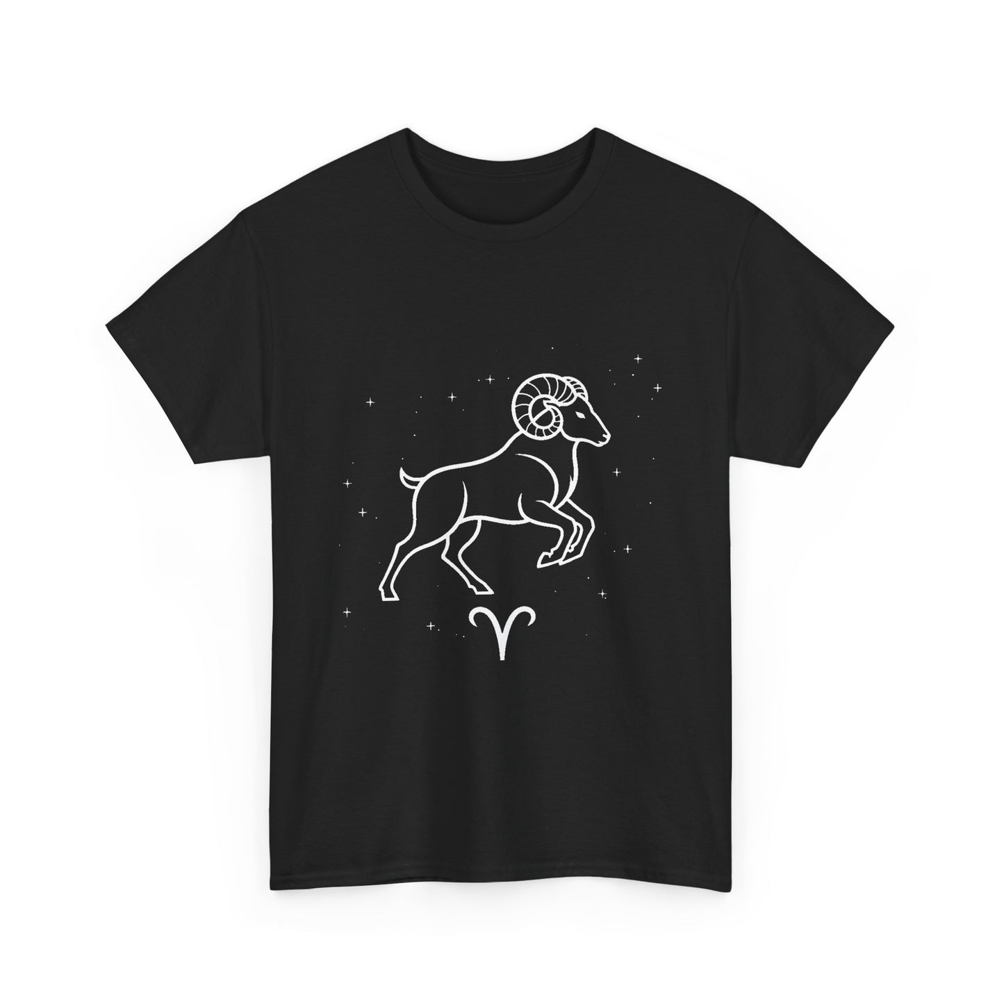 Aries Zodiac Sign T-Shirt, Minimalist Aries Astrology Tee, Celestial Line Art Aries Shirt, Horoscope Graphic Tee, Spiritual Aries Gift Idea