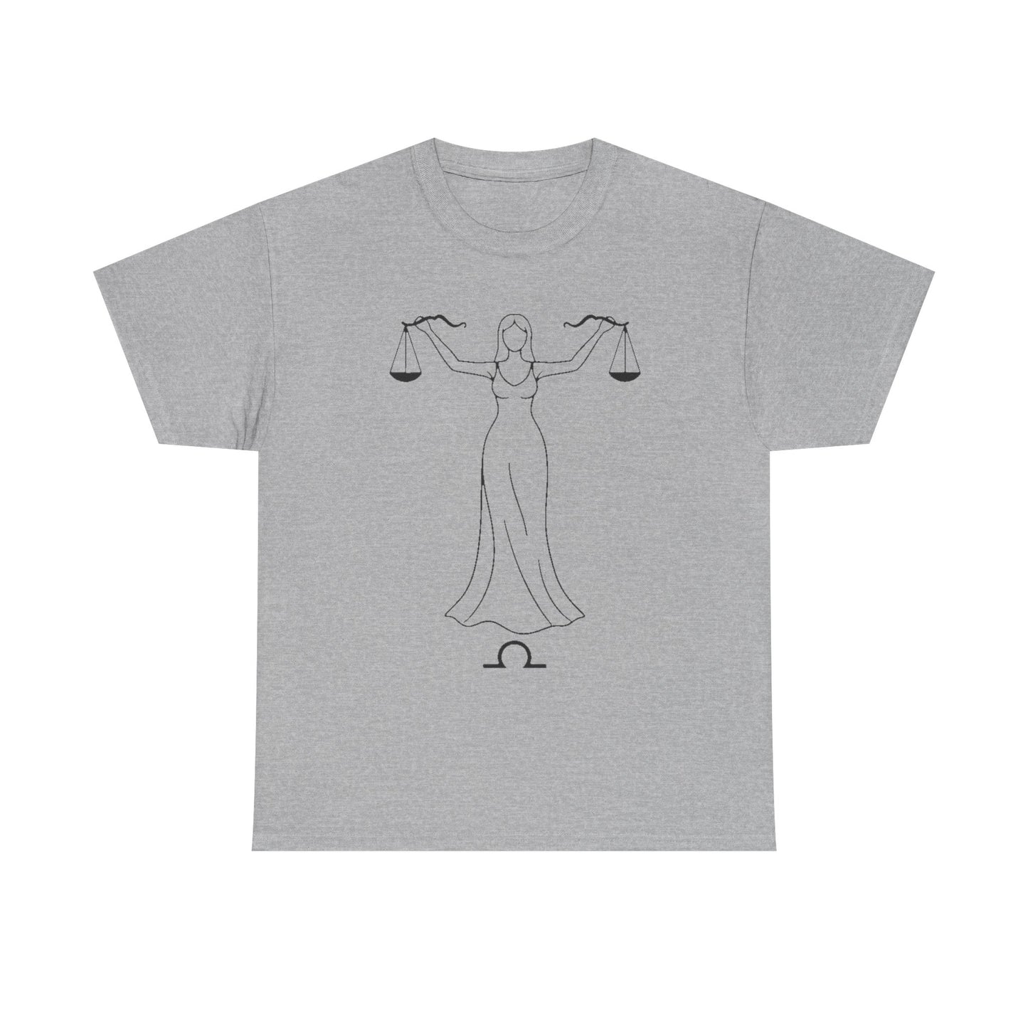 Libra Zodiac Sign T-Shirt, Minimalist Libra Astrology Tee, Celestial Line Art Libra Shirt, Horoscope Graphic Tee, Spiritual Libra Gift Idea