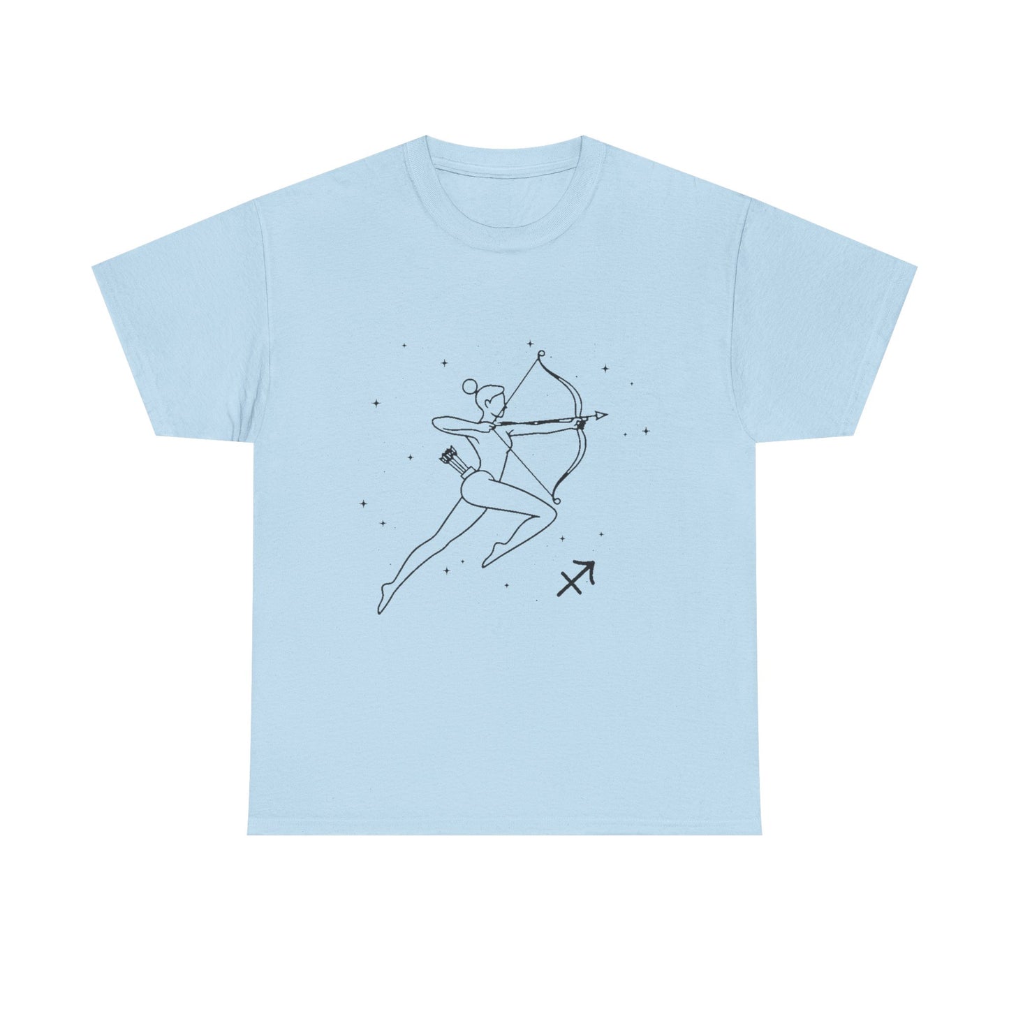 Sagittarius Zodiac Sign T-Shirt, Minimalist Sagittarius Astrology Tee, Celestial Line Art Sagittarius Shirt, Spiritual Sagittarius Gift Idea