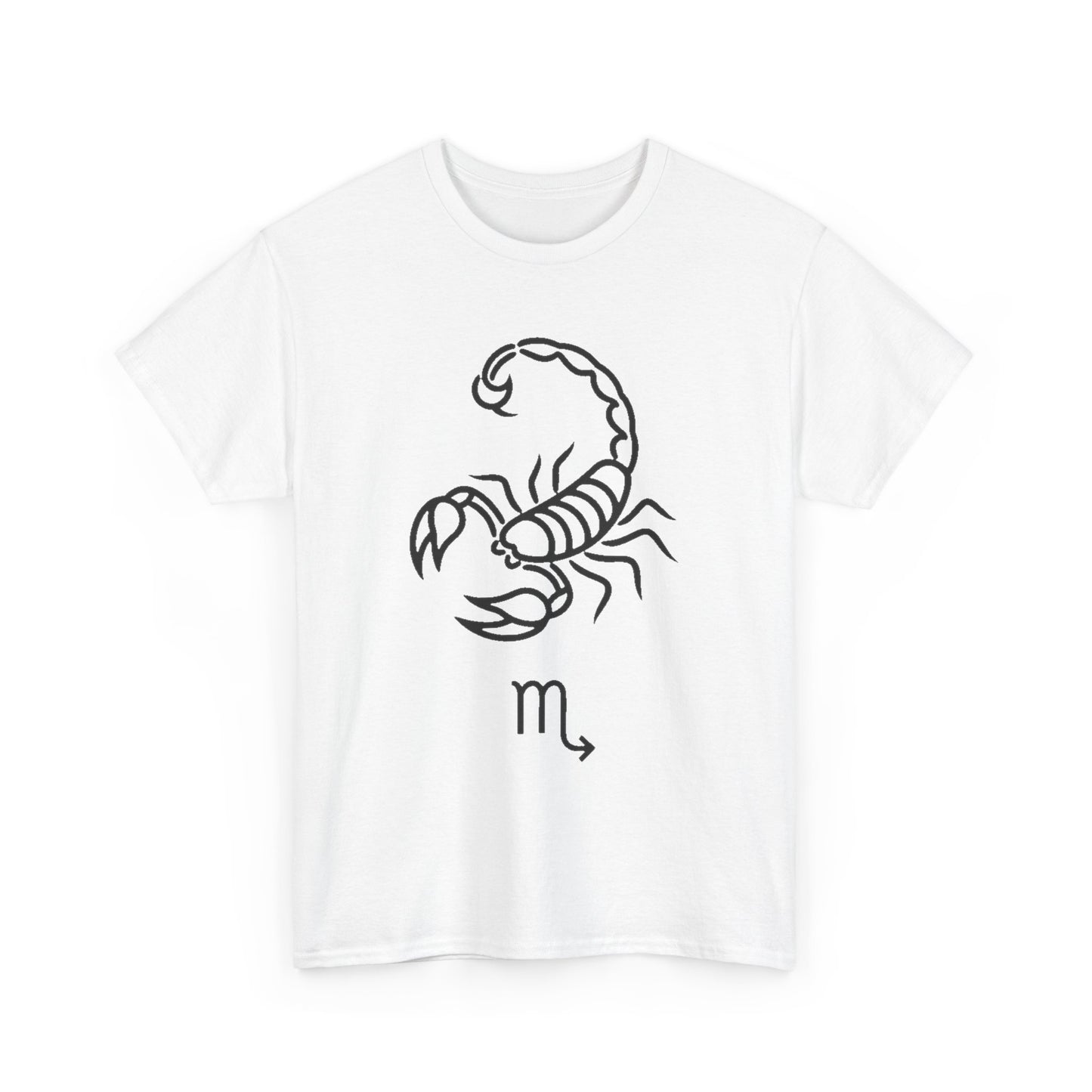 Scorpio Zodiac Unisex Heavy Cotton Tee