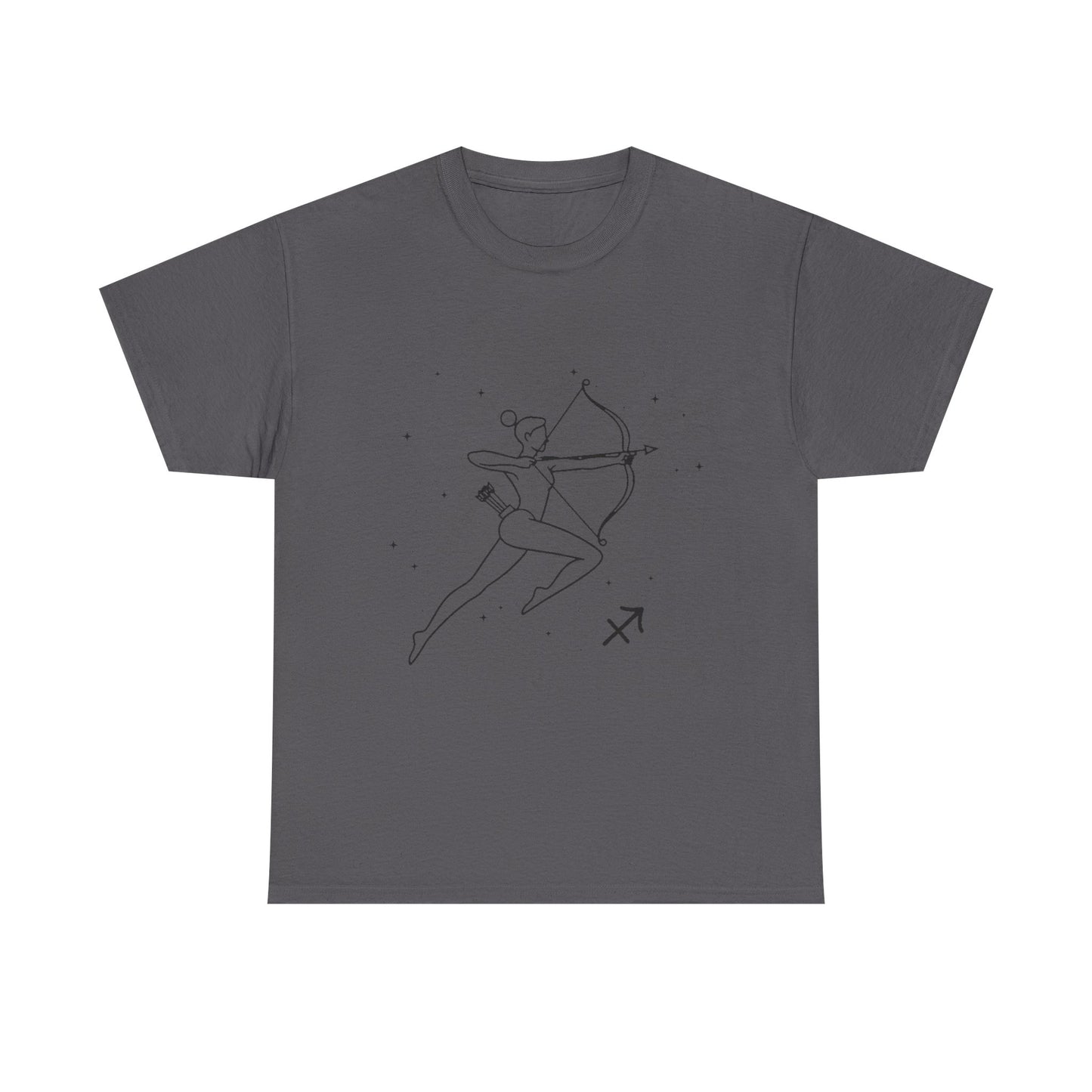 Sagittarius Zodiac Sign T-Shirt, Minimalist Sagittarius Astrology Tee, Celestial Line Art Sagittarius Shirt, Spiritual Sagittarius Gift Idea