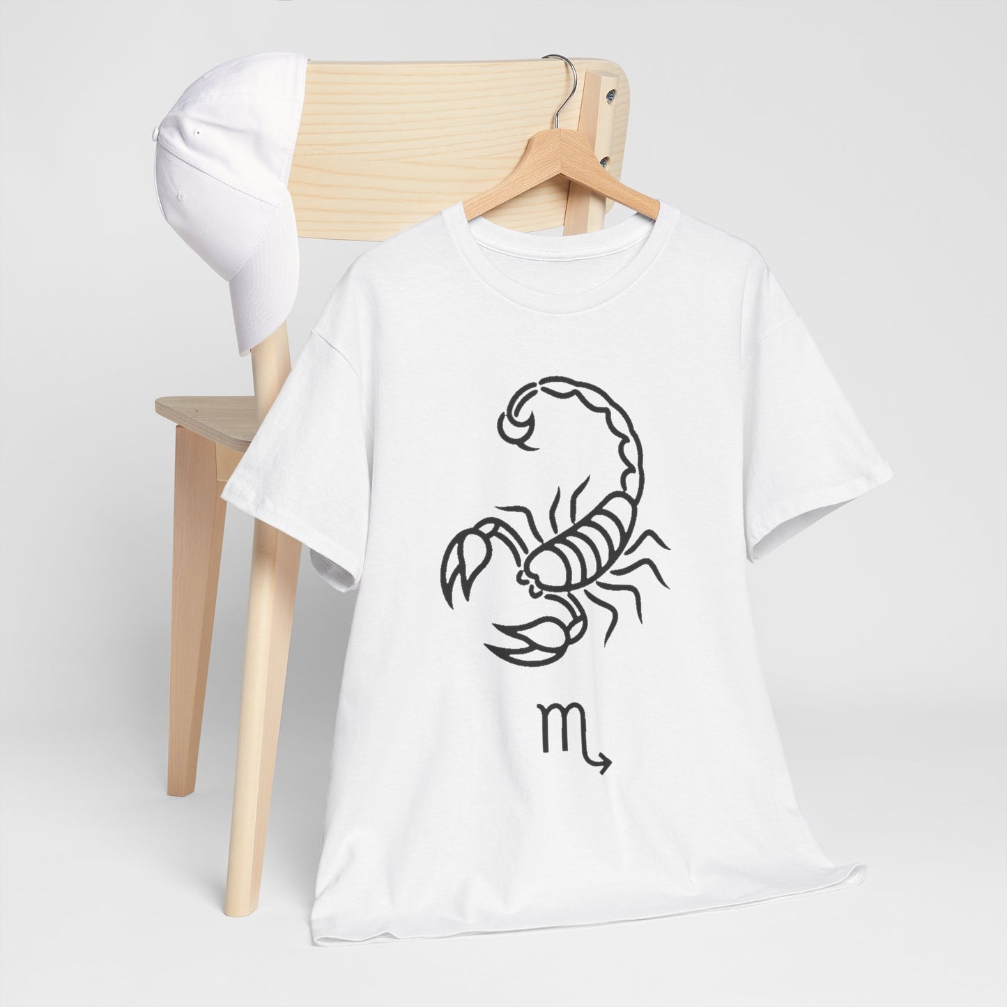 Scorpio Zodiac Unisex Heavy Cotton Tee