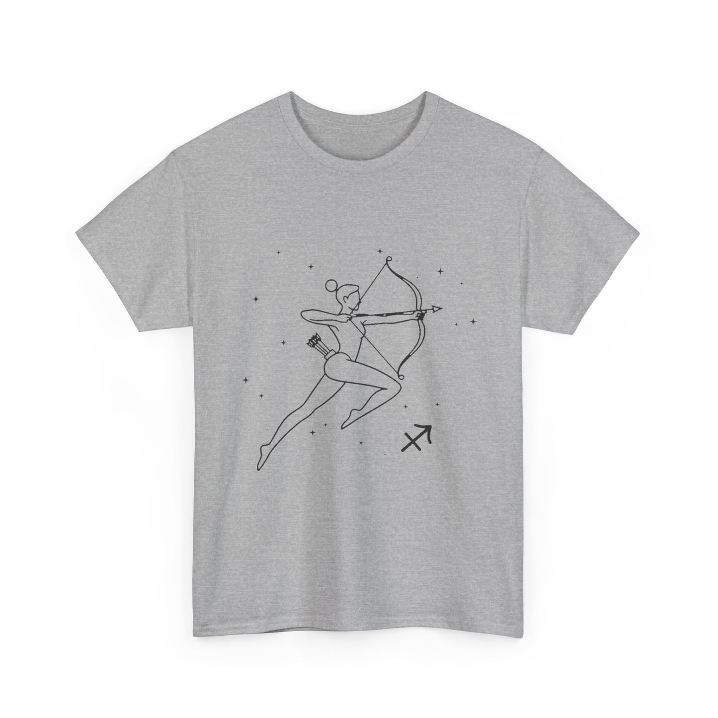 Sagittarius Zodiac Sign T-Shirt, Minimalist Sagittarius Astrology Tee, Celestial Line Art Sagittarius Shirt, Spiritual Sagittarius Gift Idea