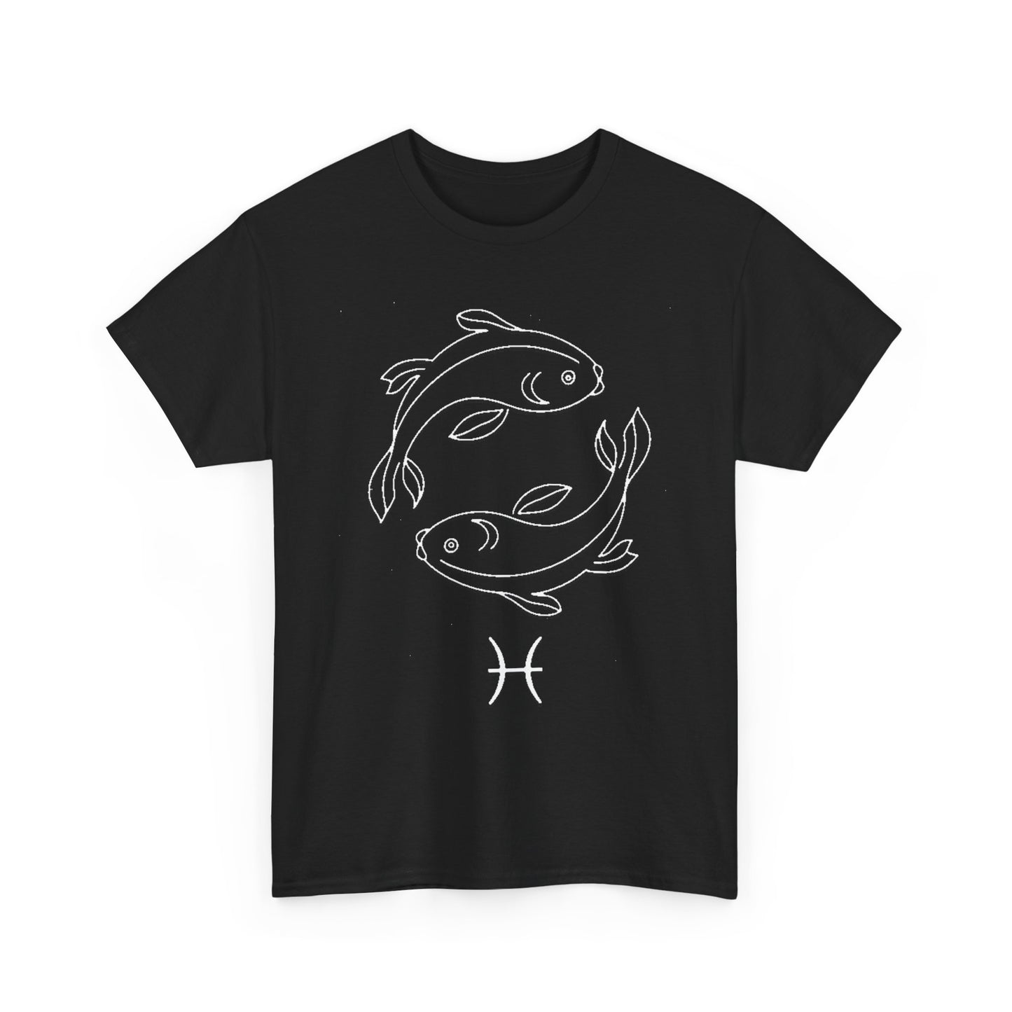 Pisces Zodiac Sign T-Shirt, Minimalist Pisces Astrology Tee,Celestial Line Art Pisces Shirt,Horoscope Graphic Tee,Spiritual Pisces Gift Idea