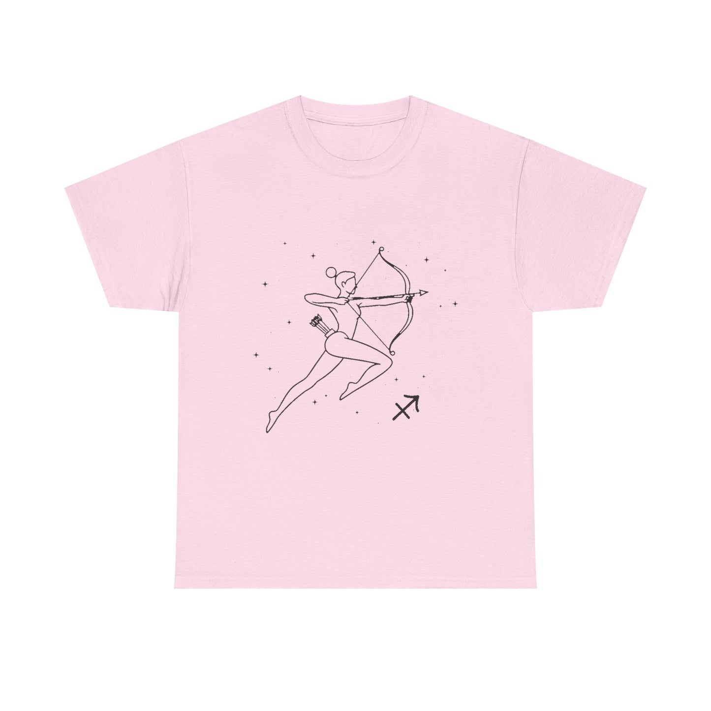 Sagittarius Zodiac Sign T-Shirt, Minimalist Sagittarius Astrology Tee, Celestial Line Art Sagittarius Shirt, Spiritual Sagittarius Gift Idea
